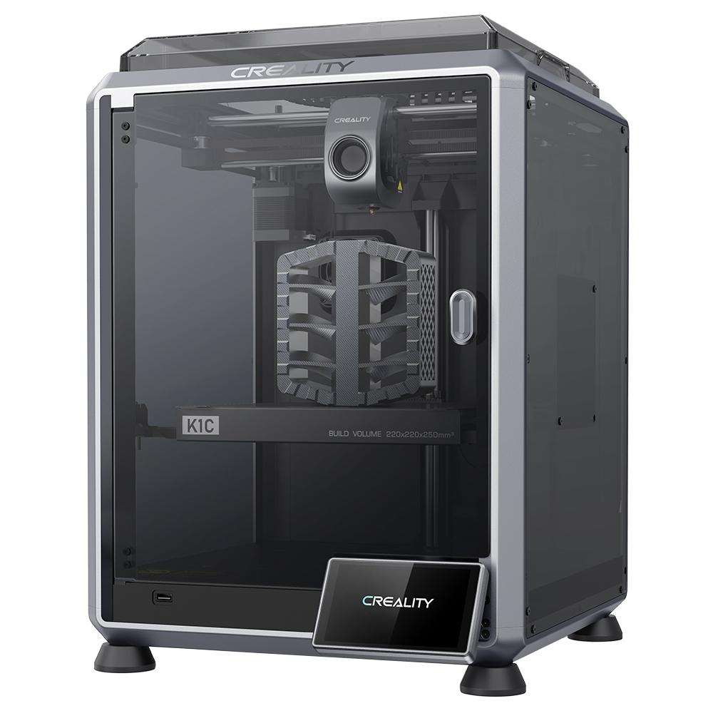 GOOD PRICE Market Creality K1C 3D-printer, maximale snelheid van 600 mm/s, AI-camera, snelwisselmondstuk, volledig metalen extruder, print koolstofvezel, luchtfilter en stille modus K1C