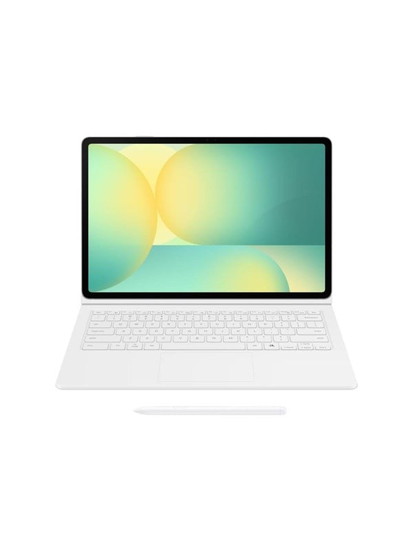 Samsung EF-DX625 - keyboard and folio case (book cover) - AI key - with touchpad - white Input Device - Keyboard and folio case - Wit