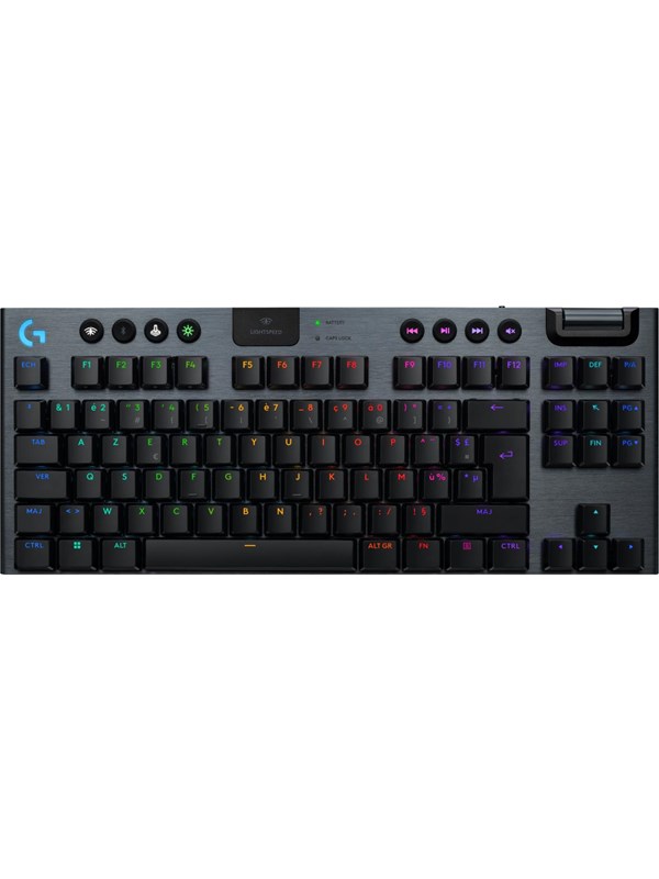 Logitech G G915 X LIGHTSPEED - TKL - 80% (TKL) - Gaming toetsenbord - Frans - Zwart