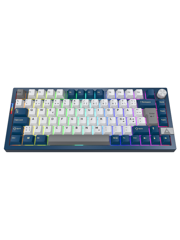 Montech Mkey PRO 75% - Freedom - Gaming toetsenbord - Noords - Blauw