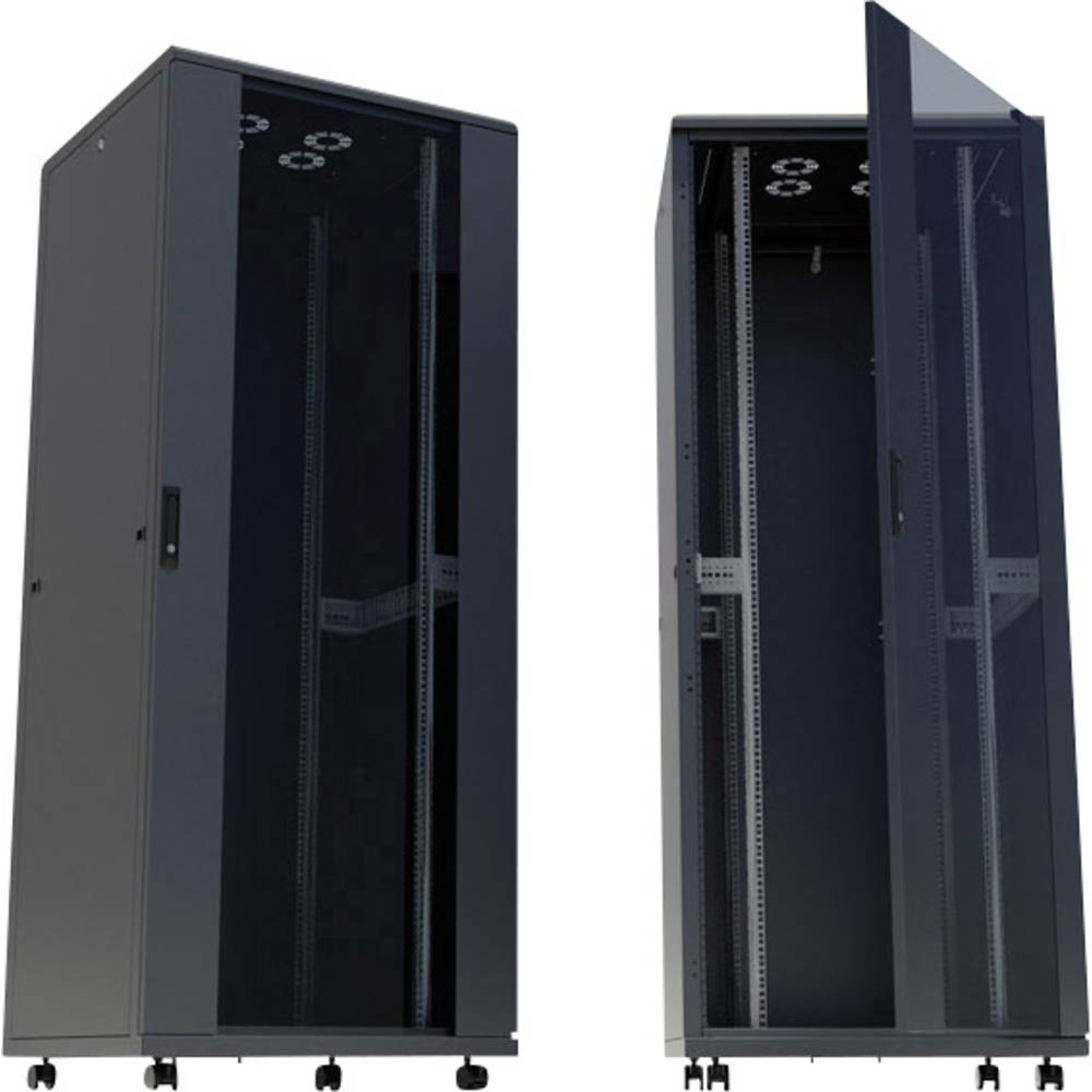 Intellinet 713177 19inch-patchkast (b x h x d) 600 x 2057 x 600 mm 42 HE Zwart (RAL 9005)