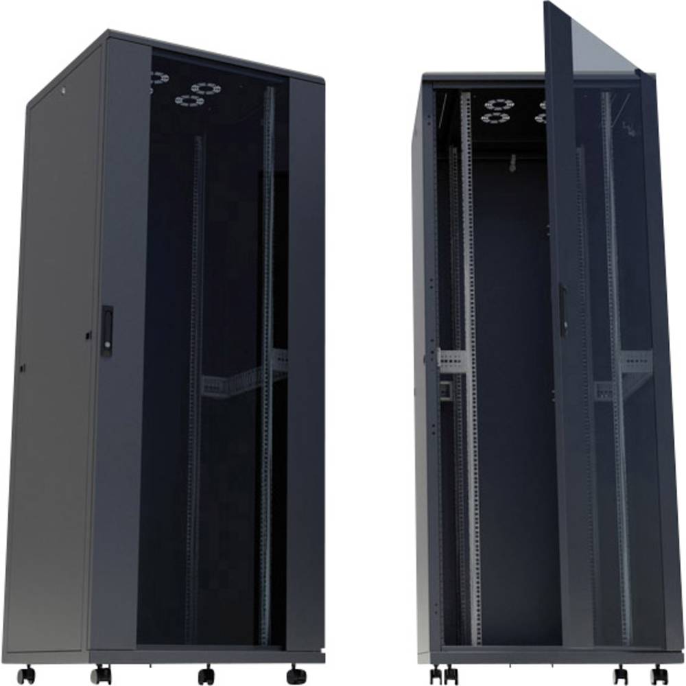 Intellinet 713467 19inch-patchkast (b x h x d) 600 x 1728 x 800 mm 36 HE Zwart (RAL 9005)