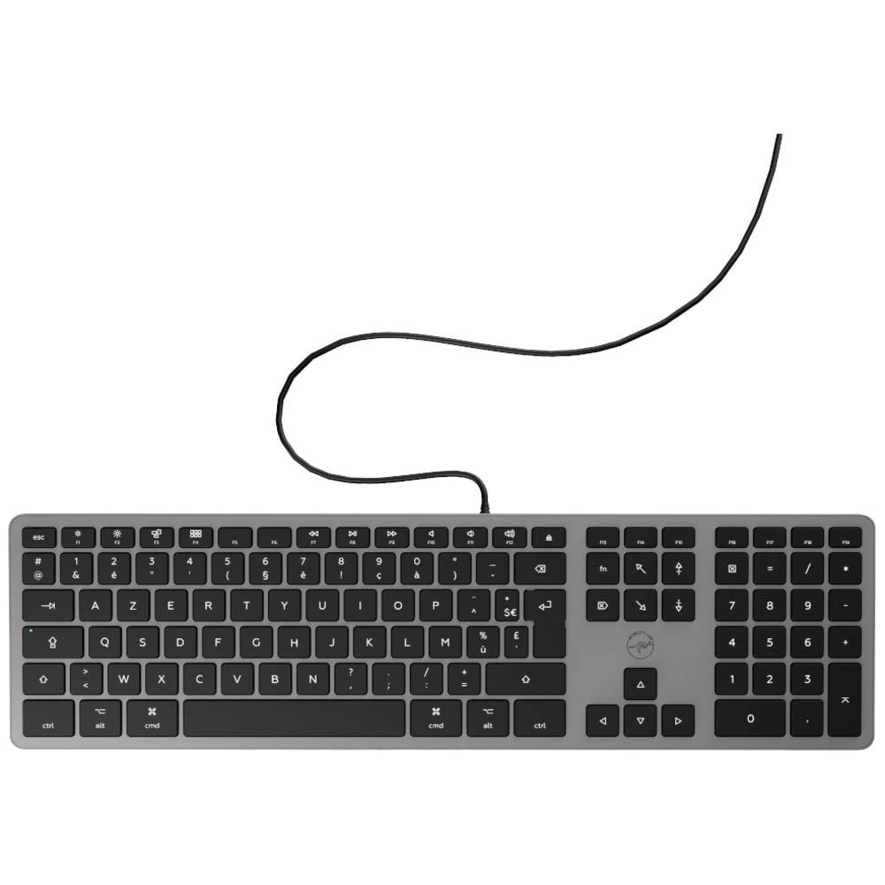 Mobility LAB ML311487 Toetsenbord USB AZERTY, Frans Grijs
