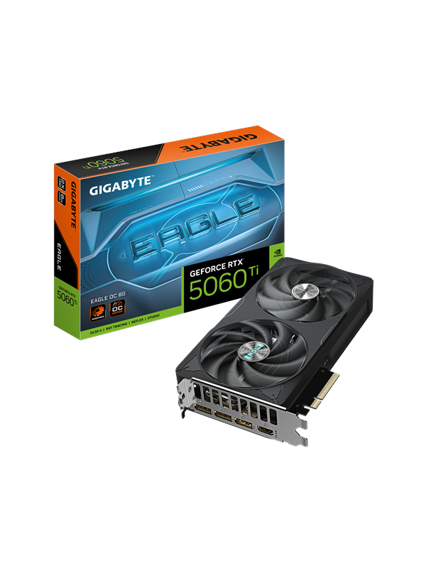 Gigabyte GeForce RTX 5060 Ti EAGLE OC - 8GB GDDR7 RAM - Grafische kaarten