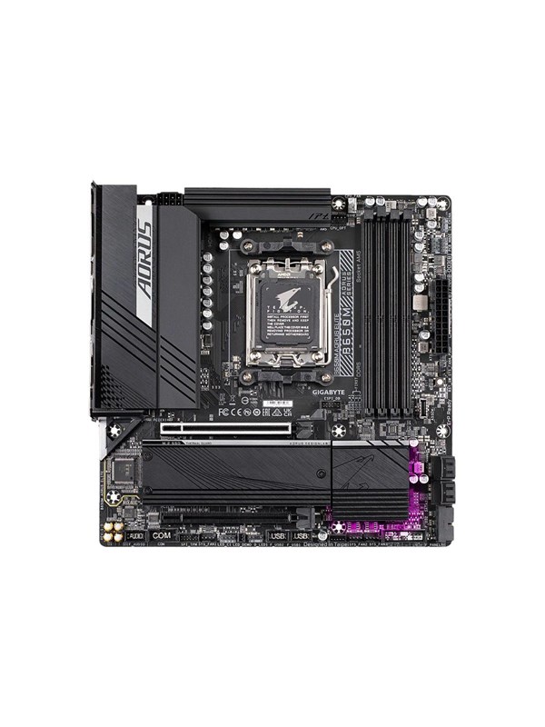 Gigabyte AORUS B650M ELITE Moederbord - AMD B650 - AMD AM5 socket - DDR5 RAM - Micro-ATX