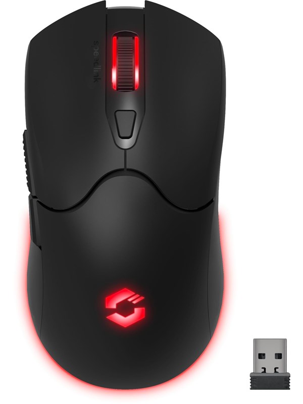 Speed-Link VELOX Rechargeable Wireless RGB - Gaming muis - Zwart