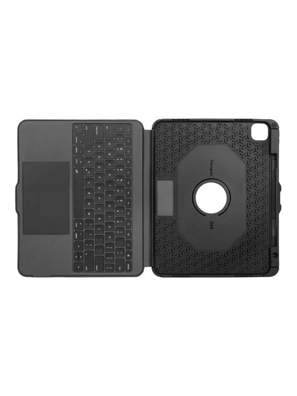 Targus Versavu - keyboard and folio case - with trackpad - QWERTY - Nordic - black Input Device - Keyboard and folio case - Noords - Zwart