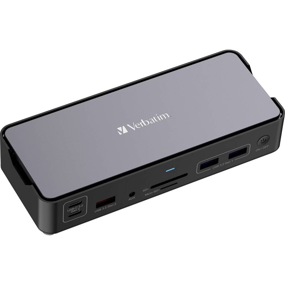 Verbatim CDS-15 USB-C dockingstation Geschikt voor merk (dockingstation): Universeel USB-C Power Delivery, Geïntegreerde kaartlezer