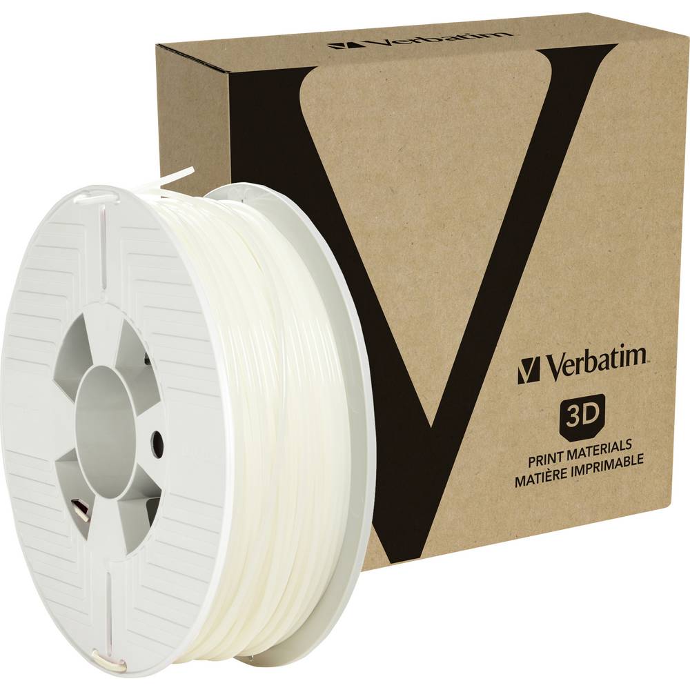 Verbatim 55953 55953 Filament PP (polypropyleen) Hoge stijfheid, Hoge treksterkte 2.85 mm 500 g Natuur 1 stuk(s)