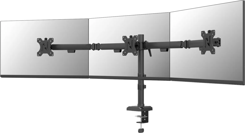 Neomounts DS60-600BL3 Monitorarm Zwart