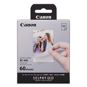 Canon XC-60L inktcartridge kleur + credit card stickers (origineel)