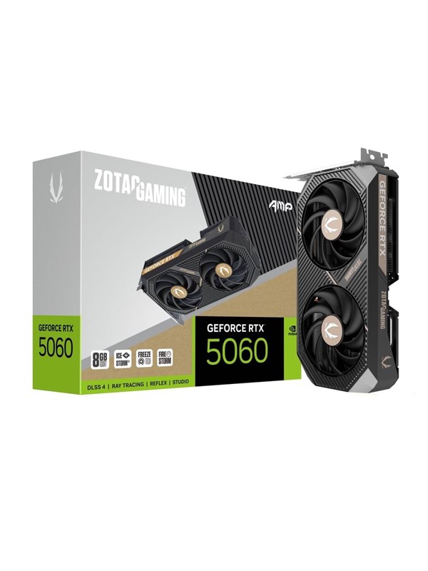 Zotac GeForce RTX 5060 AMP! - 8GB GDDR7 RAM - Grafische kaarten