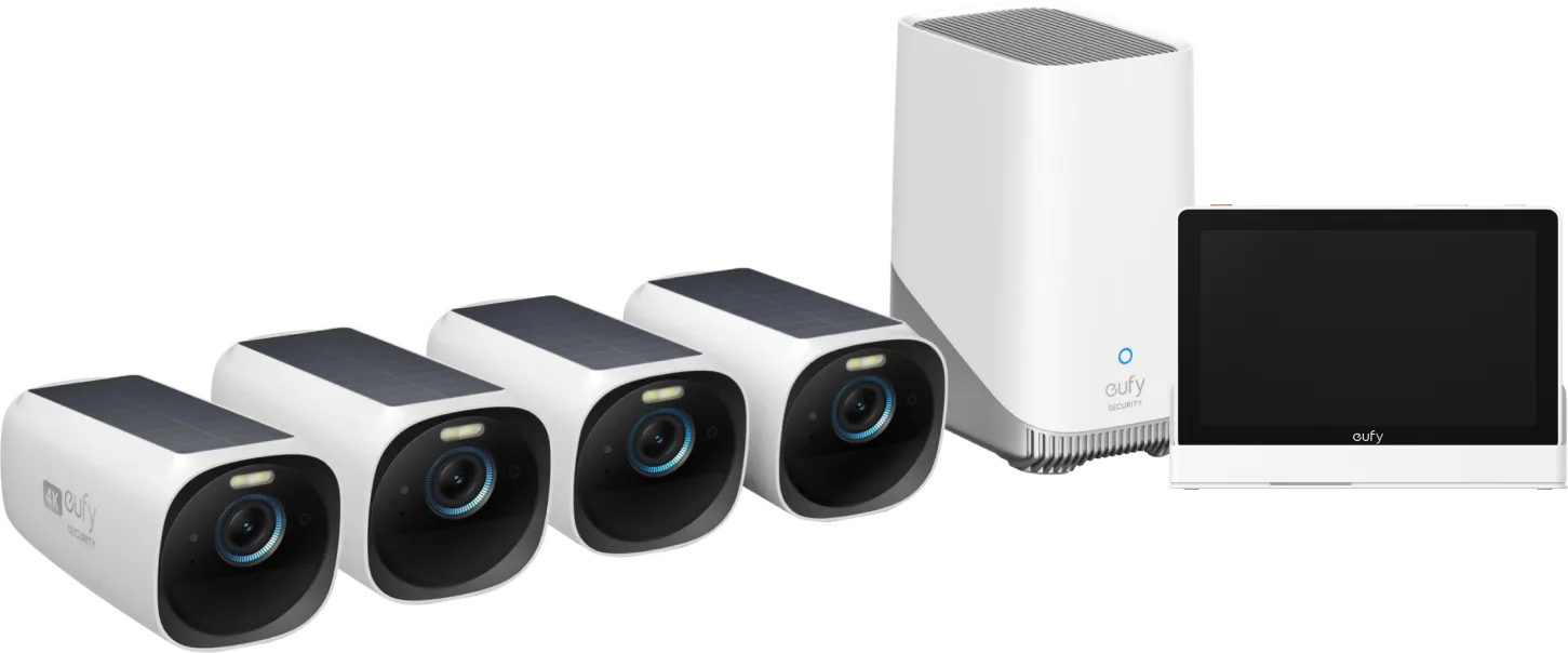 Eufy Cam 3 3-Pack + Smart Display E10