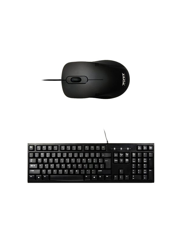 PORT DESIGNS PORT Connect - keyboard and mouse set - UK Input Device - Keyboard and mouse set - Engels - VK - Zwart
