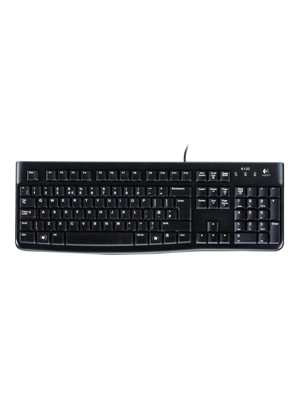 Logitech Desktop MK120 - Keyboard and mouse set - Sloveens - Zwart