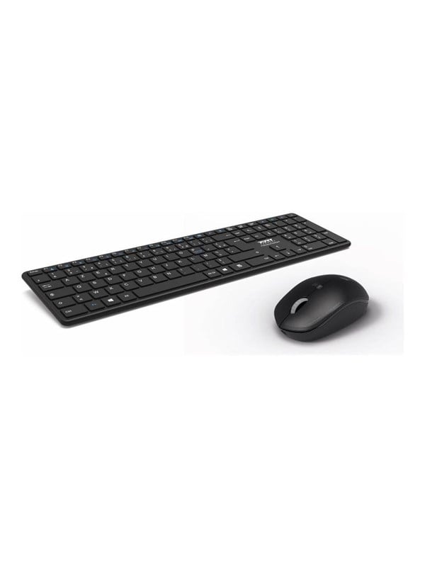 PORT DESIGNS PORT Connect - Professional Executive Pack - keyboard and mouse set - rechargeable - QWERTY - Italian Input Device - Keyboard and mouse set - Italiaans - Zwart
