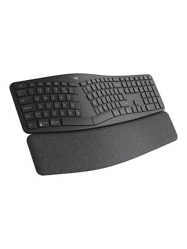 Logitech ERGO K860 Split Keyboard for Business - keyboard - QWERTZ - Swiss - graphite - Toetsenbord - Zwitsers - Zwart