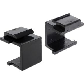 DeLock 86321 Keystone cover zwart 4 stuks