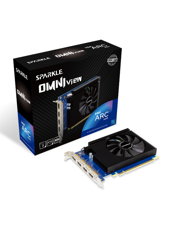 Sparkle Arc A310 OMNI View - 4GB GDDR6 RAM - Grafische kaarten