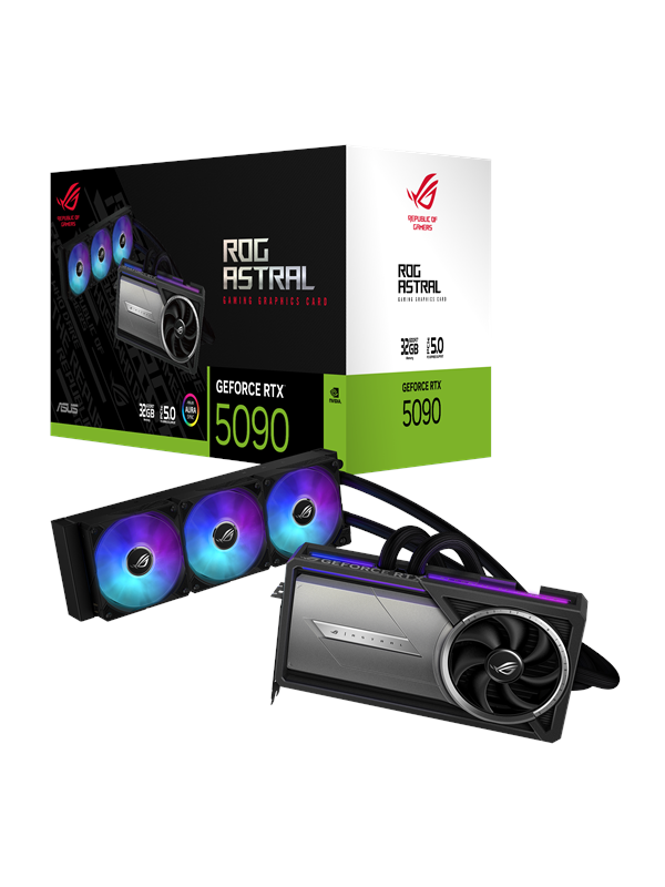 Asus GeForce RTX 5090 ROG Astral LC - 32GB GDDR7 RAM - Grafische kaarten