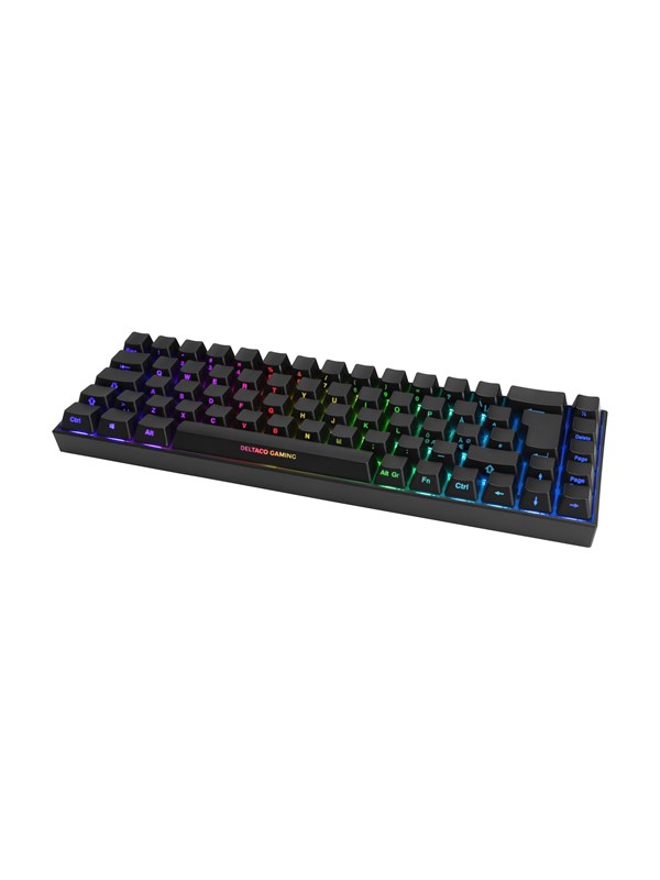 Deltaco GAMING DK440B - Gaming toetsenbord - Noords - Zwart