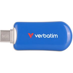 Verbatim 30232 USB flash drive 64 GB USB Type-C 3.2 Gen 1 (3.1 Gen 1) Blauw