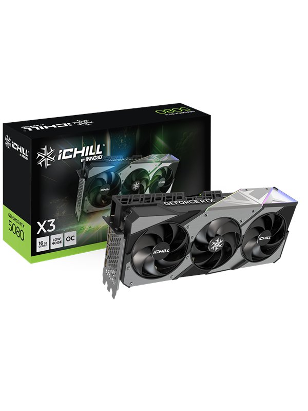 Inno3d GeForce RTX 5080 iCHILL X3 - 16GB GDDR7 RAM - Grafische kaarten