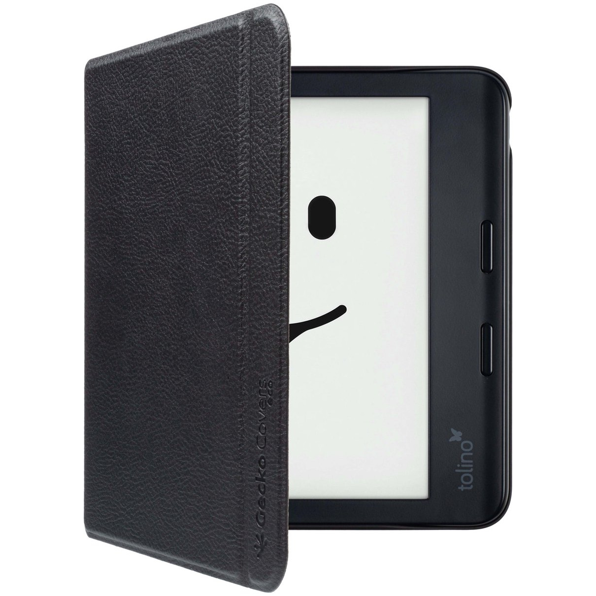 Gecko EasyClick eco voor Kobo Libra Colour/Tolino Vision Color E-reader hoesje Zwart