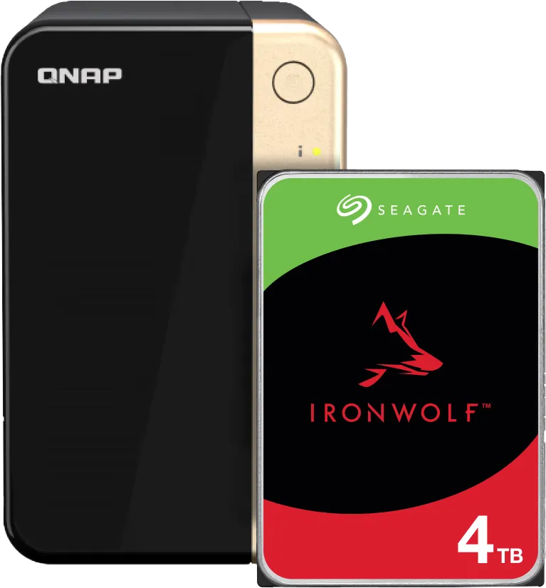QNAP TS-264-8G, Seagate Ironwolf 4TB