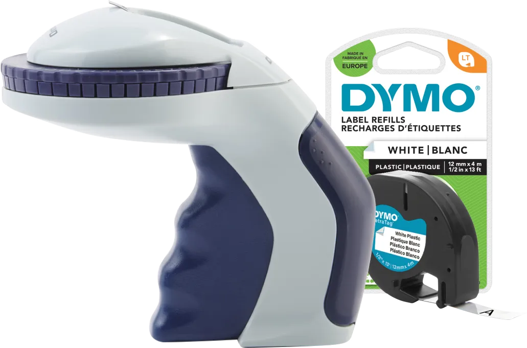 Dymo Omega Lettertang + 1 extra label