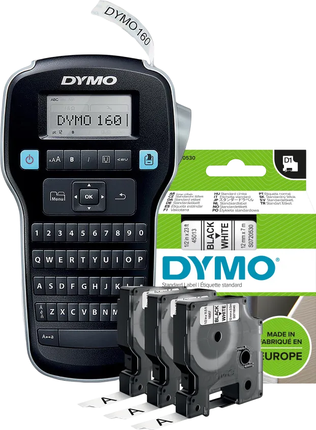 Dymo LabelManager 160 Qwerty Valuepack + 1 extra label