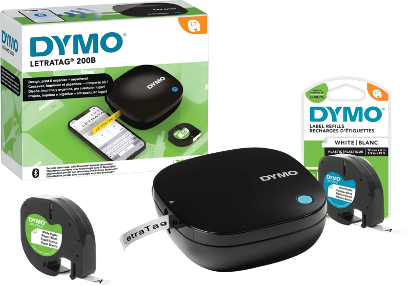 Dymo LetraTag 200B Bluetooth Labelprinter + 1 extra label