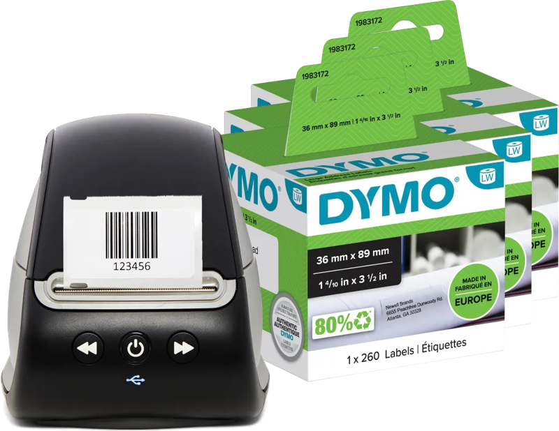 Dymo LabelWriter 550 + 3 extra labels