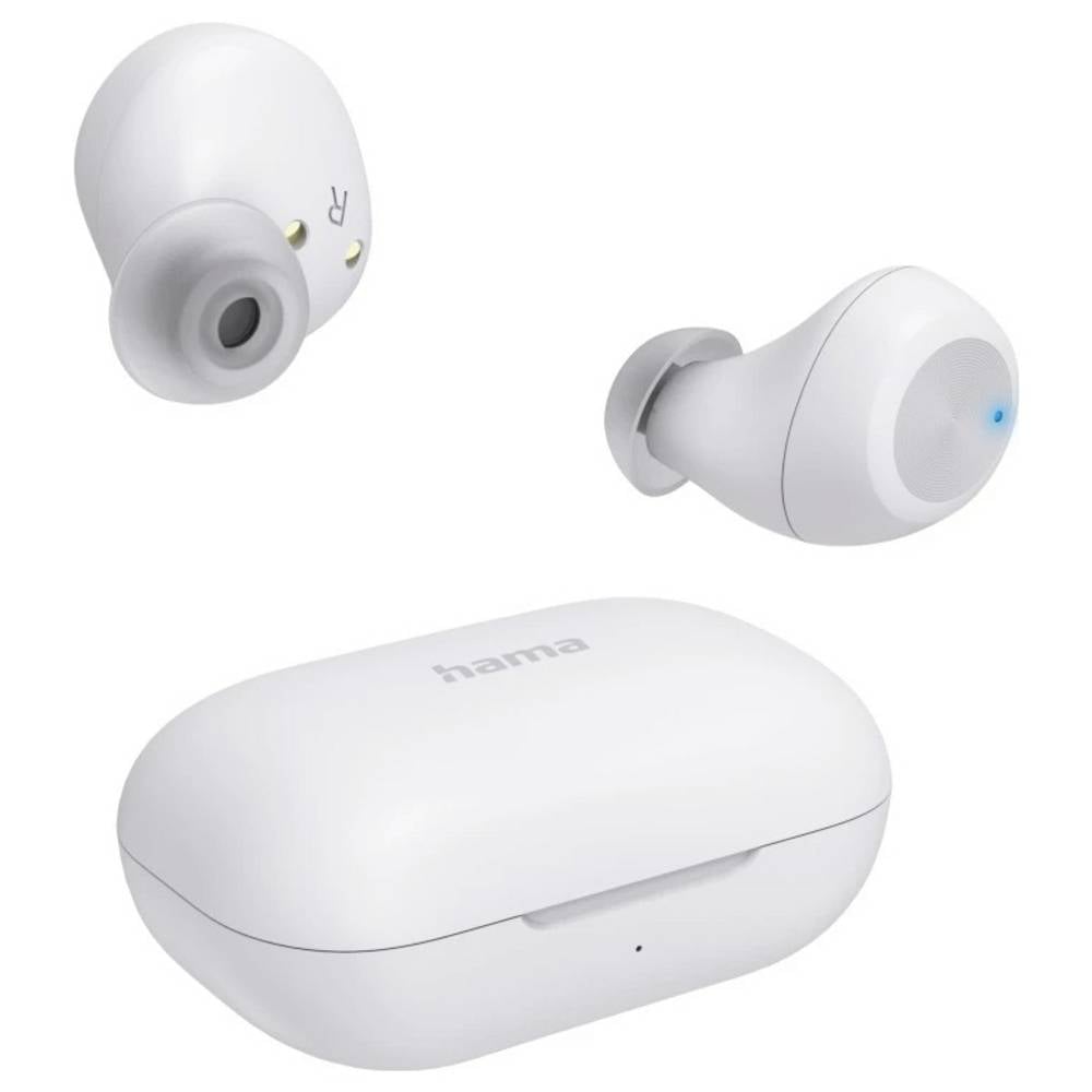 Hama Bluetooth-Kopfhörer Spirit Chop II, TWS, In-Ear, Equalizer, Weiß In Ear oordopjes Sport Wit