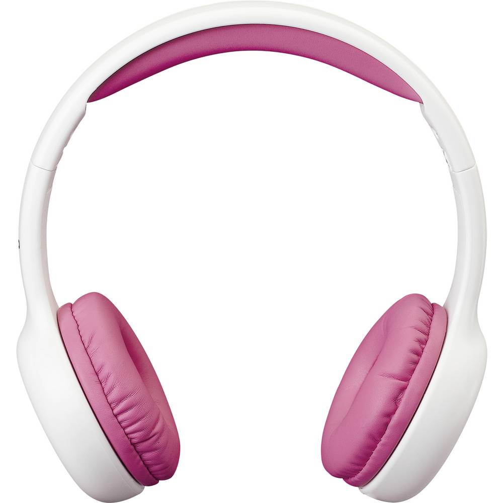 Lenco HP-010BU Kopfhörer für Kinder, Pink Over Ear koptelefoon