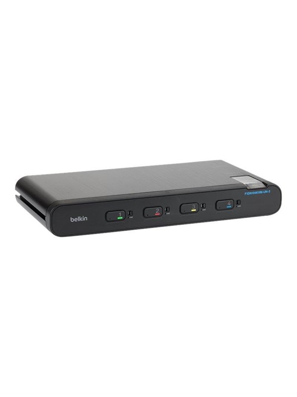 Belkin Universal 2nd Gen Secure KVM Switch 4-Port Single Head w/ CAC