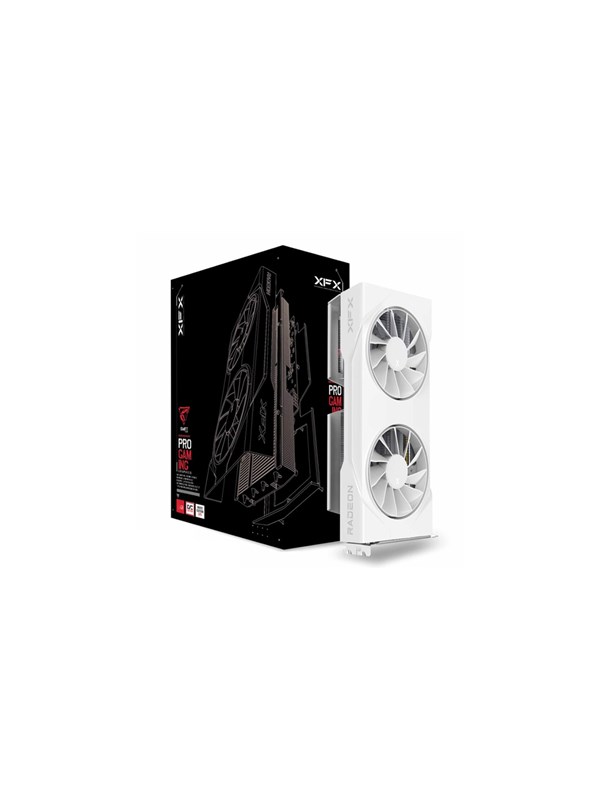 XFX Radeon RX 9060 XT Swift Dual Fan White - 8GB GDDR6 RAM - Grafische kaarten