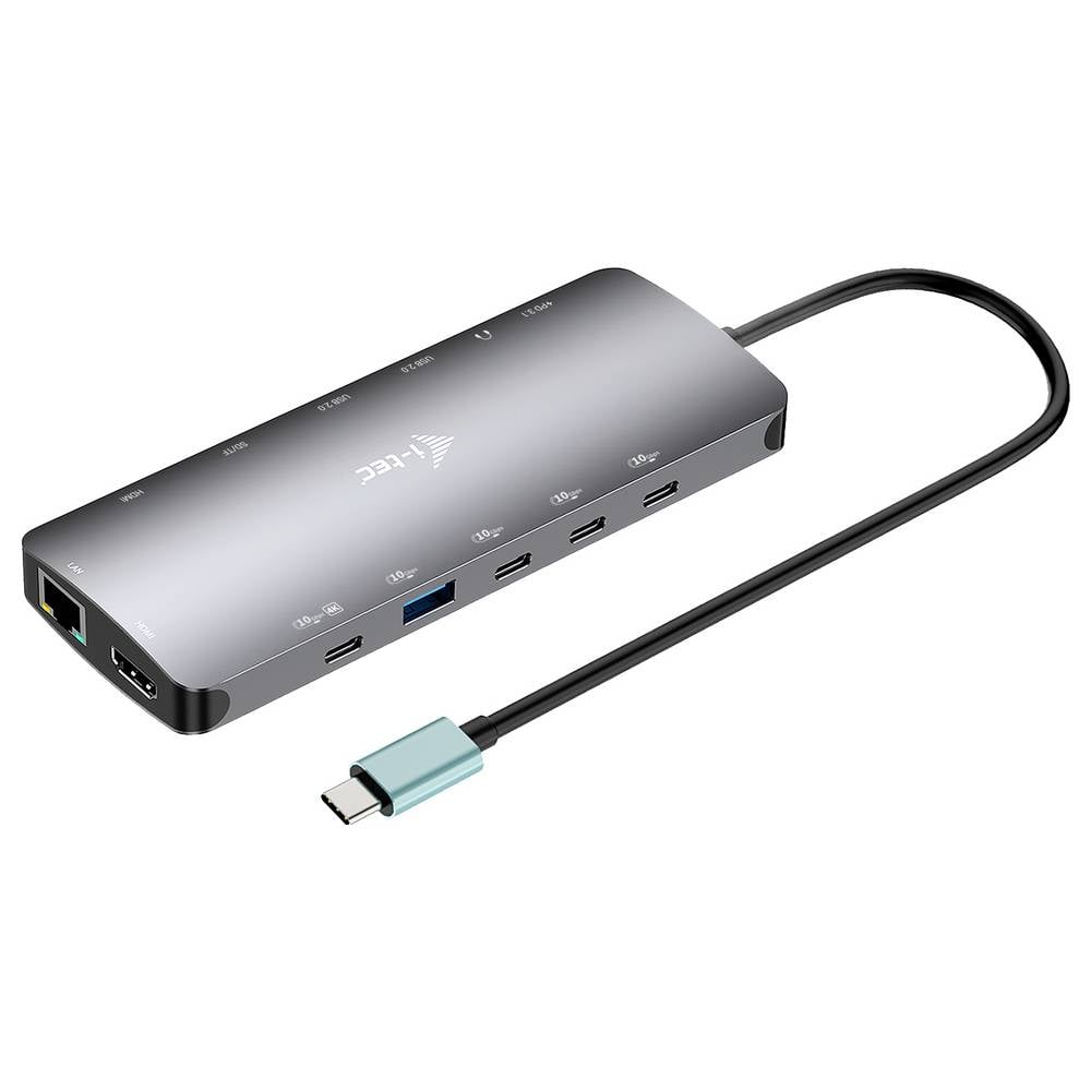 I-tec C31NANOTRIPLED140 USB-C dockingstation Incl. laadfunctie, USB-C Power Delivery