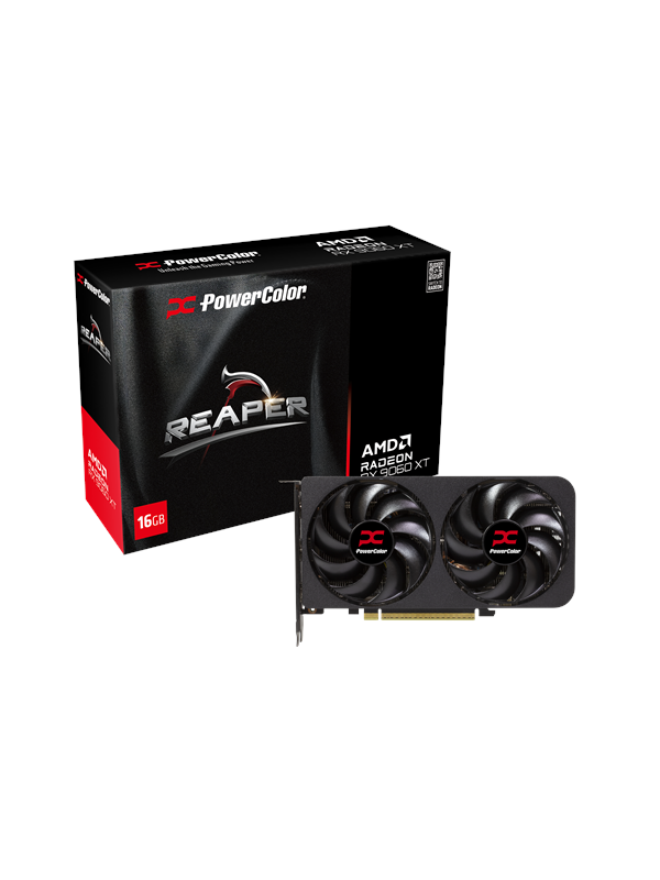 Powercolor Radeon RX 9060 XT Reaper - 16GB GDDR6 RAM - Grafische kaarten