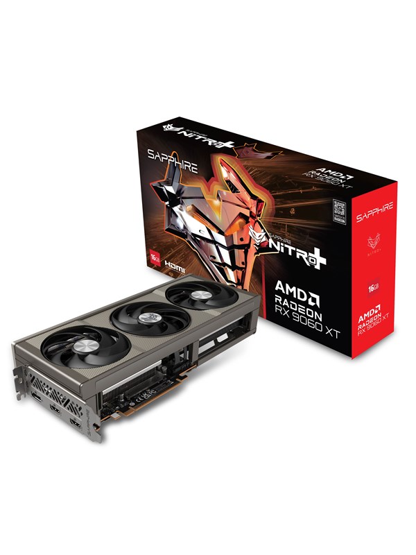 Sapphire Radeon RX 9060 XT NITRO+ - 16GB GDDR6 RAM - Grafische kaarten