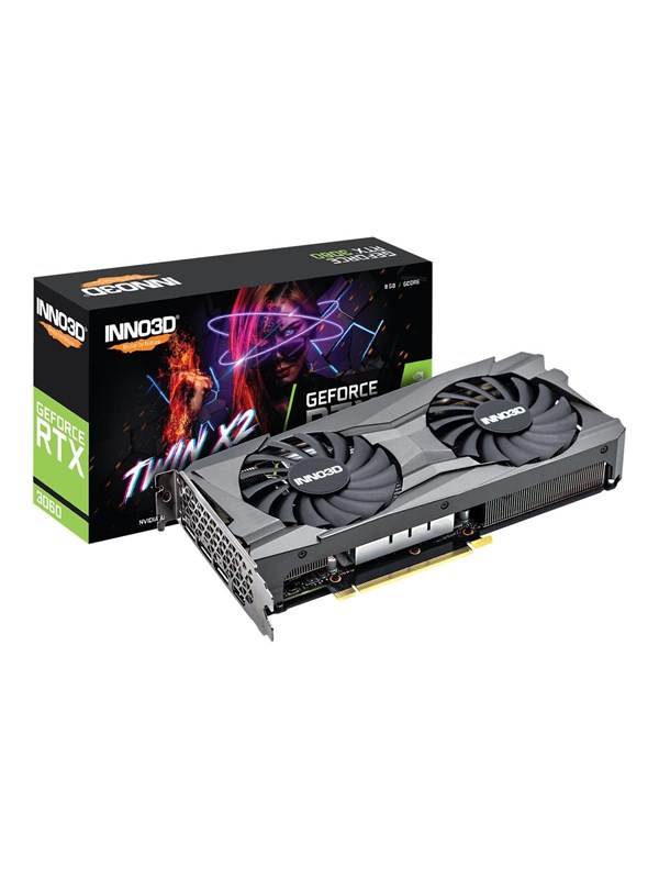 Inno3d GeForce RTX 3060 Twin X2 - 8GB GDDR6 RAM - Grafische kaarten