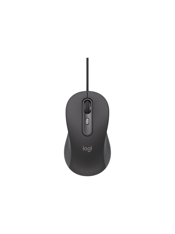 Logitech Signature M520 L for Business - Muis - Optisch - 4 knoppen - Grijs