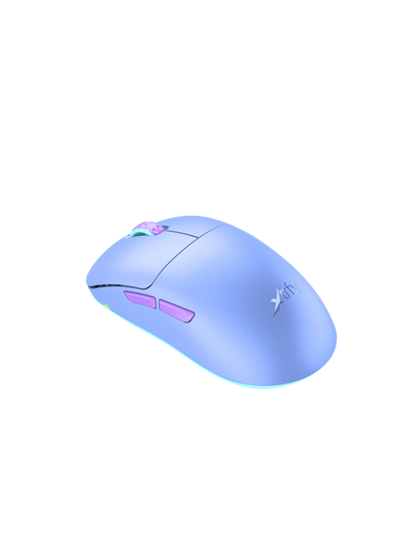 Xtrfy M8 Draadloos - Frosty Paars - Gaming muis - Optisch - 5 knoppen - Paars