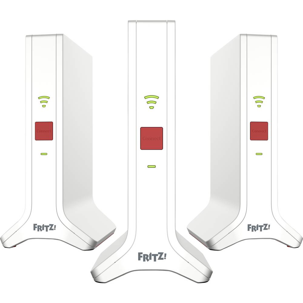 AVM WiFi-versterker FRITZ!Mesh Set 4200 3er-Set 20003107 LAN 10/100/1000 MBit/s Mesh-compatible