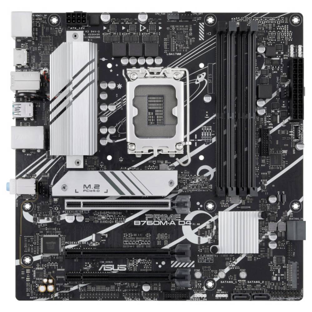Asus 90MB1D00-M0EAYC Moederbord Socket Intel LGA 1700 Vormfactor Micro-ATX