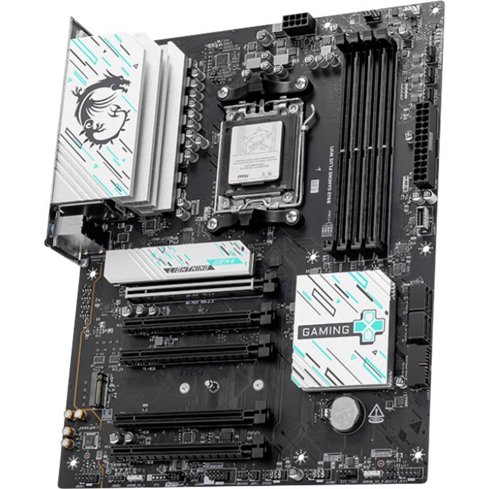 MSI B840M GAMING PLUS WIFI6E AM5 mATX MB Moederbord Socket AMD AM5 Vormfactor ATX Moederbord chipset AMD B840
