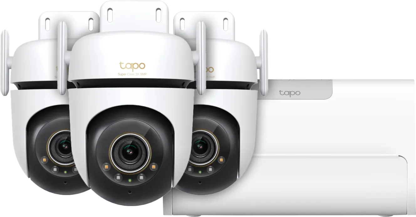 TP-Link Tapo H500 Smart HomeBase + C530WS 3-Pack