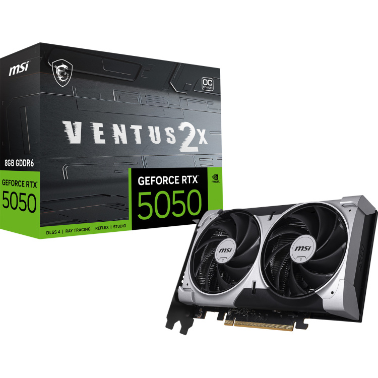 MSI GeForce RTX 5050 8G VENTUS 2X OC grafische kaart