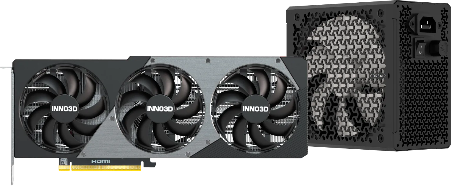 Inno3d GeForce RTX 5070 Ti X3 16GB + Corsair RM850x