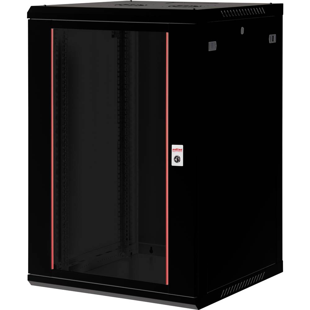 Roline 26210293 19inch-wandkast (b x h x d) 600 x 912 x 600 mm 18 HE Zwart (RAL 9005)